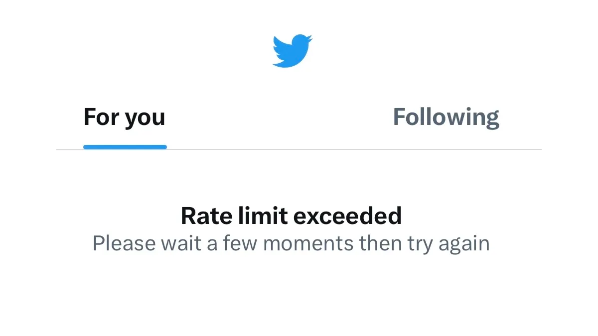 Roundup: Twitter's rate limit has been exceeded